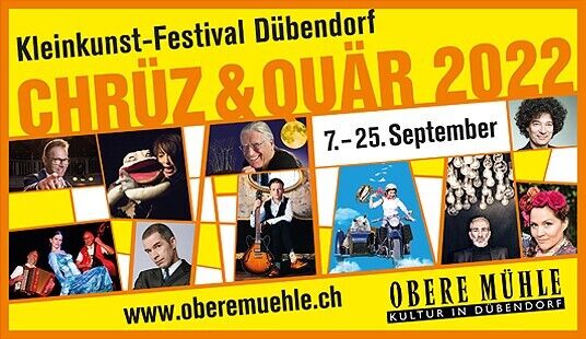 Kleinkunst-Festival Chrüz & Quär - 07. bis 25. September 2022